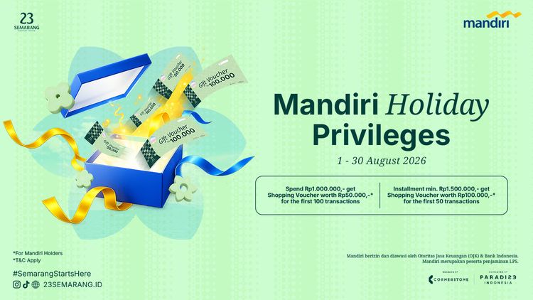 Mandiri Holiday Privileges